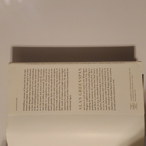 Alan Greenspan : the age of turbulence hardcover book over 500 pages used euc - Picture 4 of 12